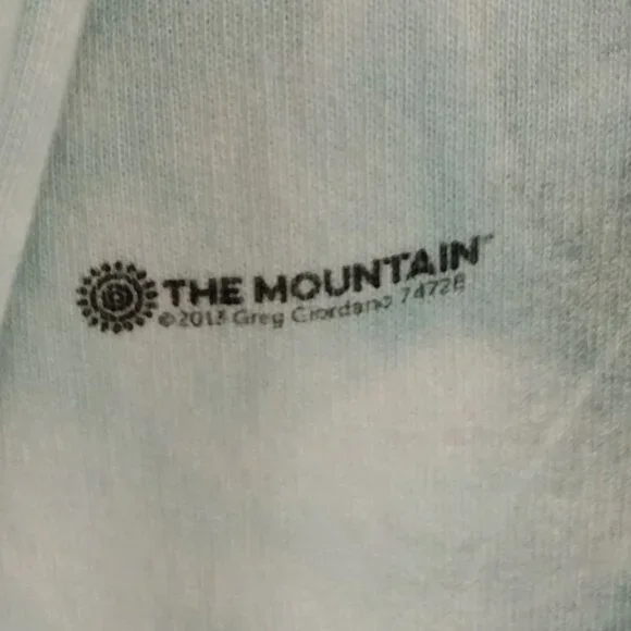 The Mountain Siamese Cat Tye Dyed Hoodie Size XL - Picture 5 of 8